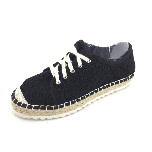Jellypop Shoes - Jellypop Francesco Black Canvas Sneakers NWOB Sz 7